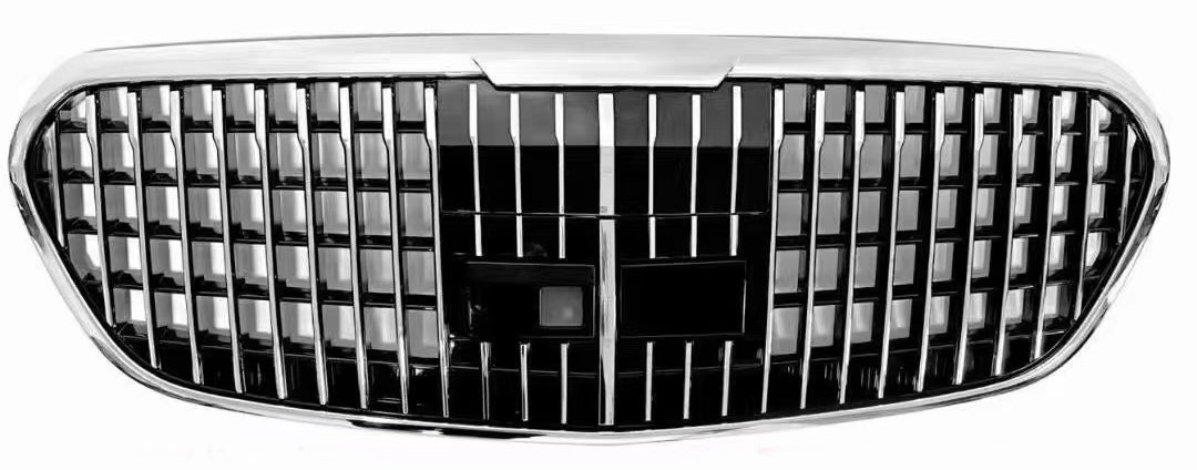 Front Radiator Grille for MERCEDES-BENZ S-CLASS W223 (2021) Maybach Style in Silver