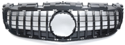 Front Radiator Grille for MERCEDES-BENZ SLK R172 (2016-2020) GTR Panamericana Style in Gloss Black