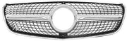 Front Radiator Grille for MERCEDES-BENZ V-Class W447 (2016-2020) Diamond Style in Silver