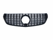Front Radiator Grille for MERCEDES-BENZ V-Class W447 (2016-2020) GTR Panamericana Style in Gloss Black