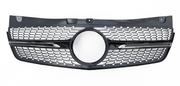 Front Radiator Grille for MERCEDES-BENZ Viano W639 (2011-2014) Diamond Style in Gloss Black