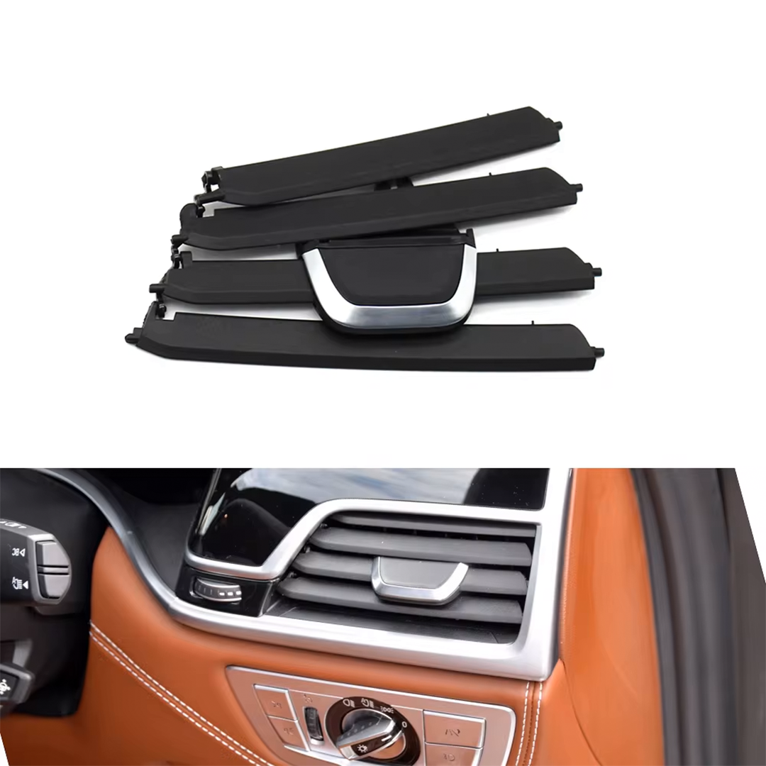 Front Right AC Vent Repair Kit for BMW 7 SERIES G11 (2015-2022) in Black color Chrome