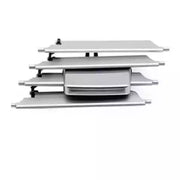 Front Right AC Vent Repair Kit for MERCEDES-BENZ E-CLASS W207 (2013) in Silver color
