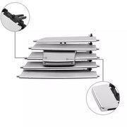 Front Right AC Vent Repair Kit for MERCEDES-BENZ E-CLASS W207 (2013) in Silver color