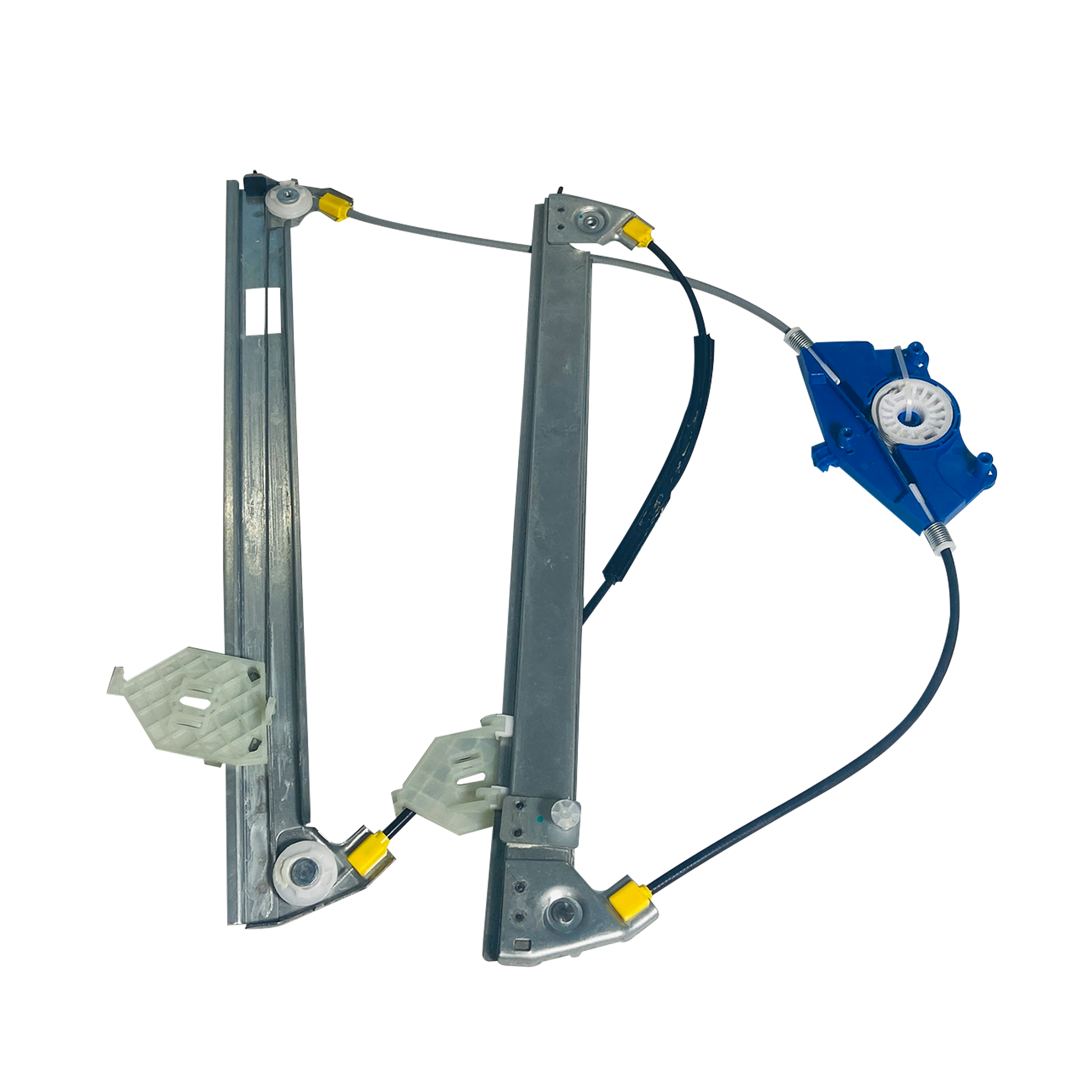 Front Right Electric Window Lifter Regulator for AUDI A8 4E2 (2002-2009) without Electric Motor, ABS, Steel with Zinc Plating