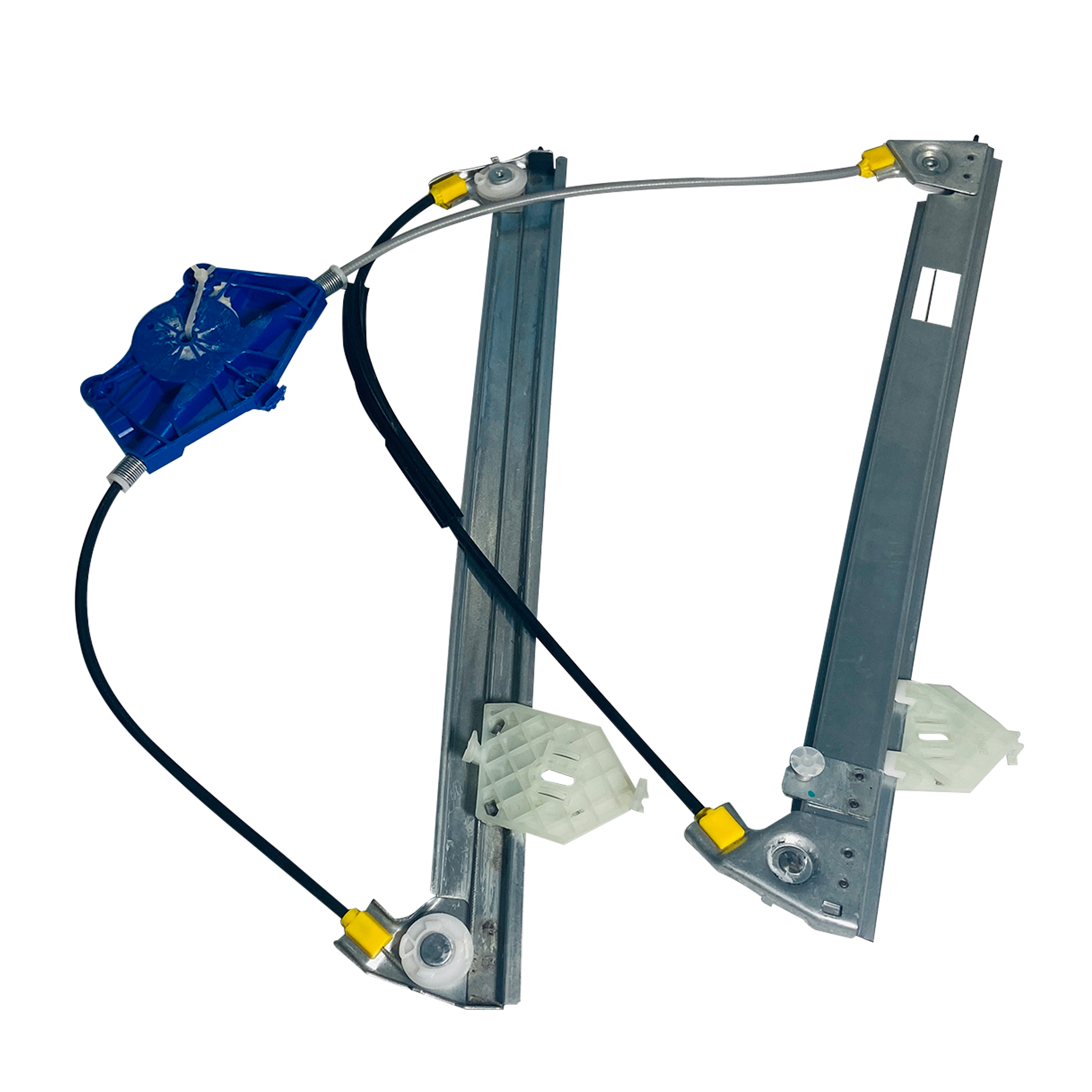 Front Right Electric Window Lifter Regulator for AUDI A8 4E2 (2002-2009) without Electric Motor, ABS, Steel with Zinc Plating