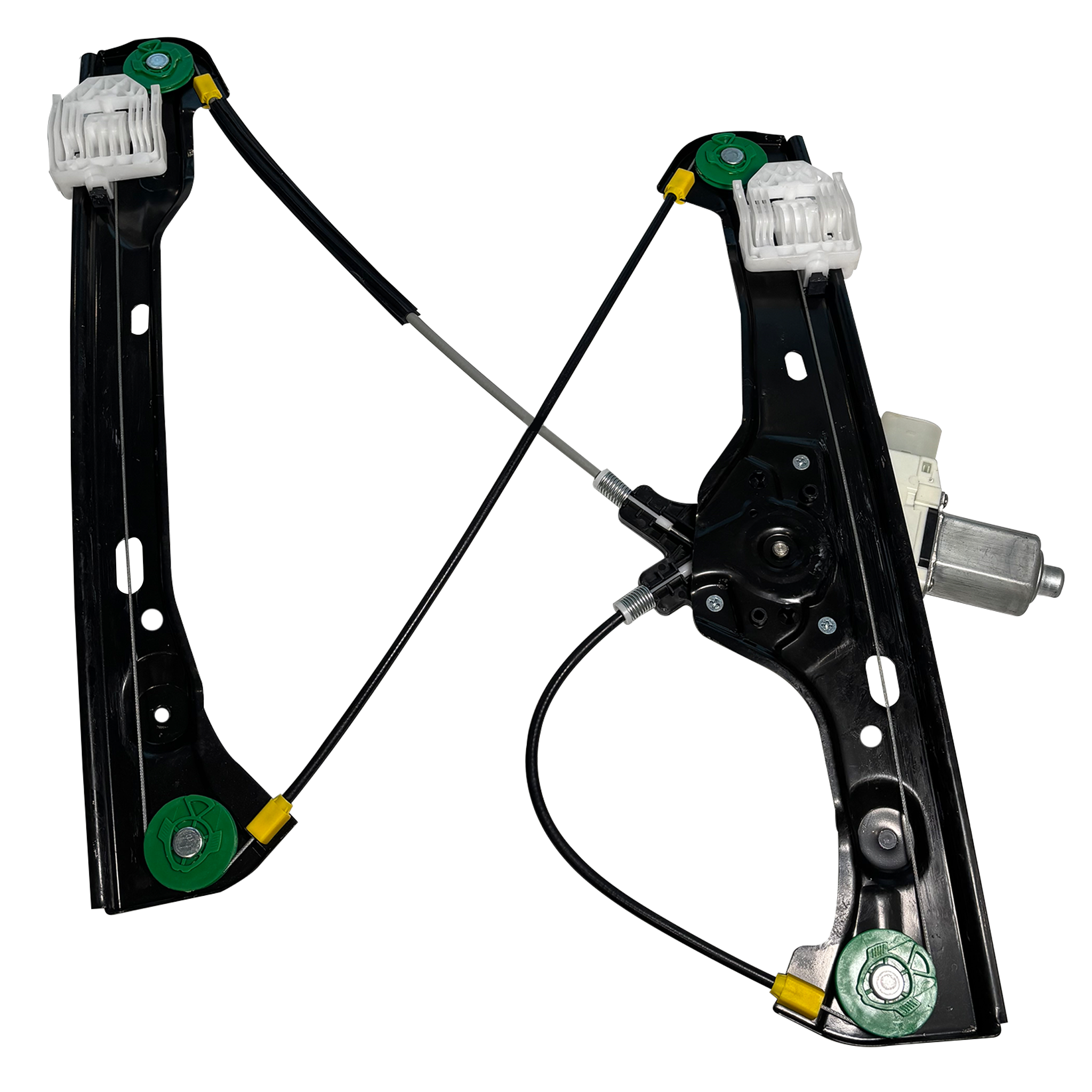 Front Right Electric Window Lifter Regulator for BMW 3 E92 (2008-2013) with 6 Pins Electric Motor, ABS and Steel with Zinc Plating