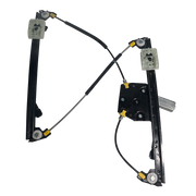 Front Right Electric Window Lifter Regulator for BMW 3 F30 (2012-2018) with 5 pins Electric Motor and ABS, Steel with Zinc Plating