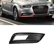 Front Right Fog Lamp Cover for AUDI A4 8K2 (2007-2016) Without Hole