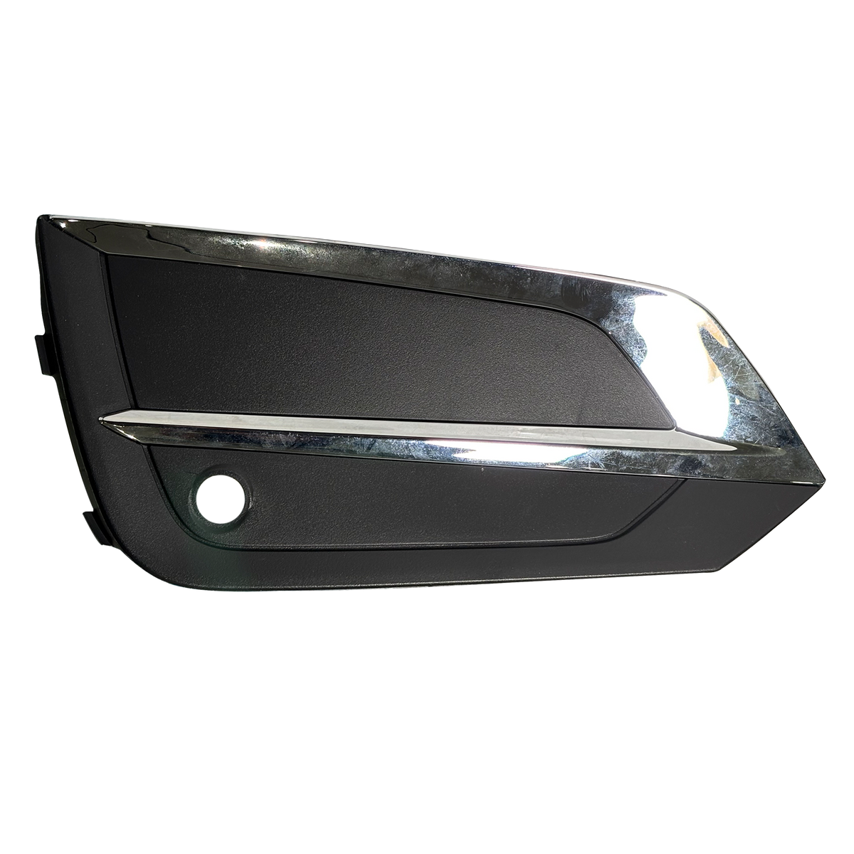 Front Right Fog Lamp Cover for VOLVO XC60 246 (2018-2022) in Chrome color With Hole