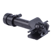 Front Right Headlight Washer Nozzle for AUDI Q3 8UB (2013-2020) in Black color with ABS