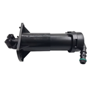 Front Right Headlight Washer Nozzle for AUDI Q7 4LB (2006-2015) in Black color ABS, Electric, Two-hole Nozzle