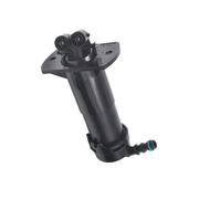 Front Right Headlight Washer Nozzle for AUDI Q7 4LB (2006-2015) in Black color ABS, Electric, Two-hole Nozzle