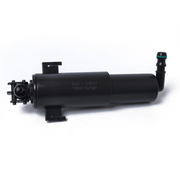 Front Right Headlight Washer Nozzle for BMW 3 E93 (2008-2013) in Black color ABS material with lift cylinder
