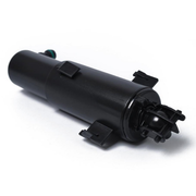 Front Right Headlight Washer Nozzle for BMW 3 Series E91 (2005-2012) in Black color ABS material with lift cylinder