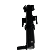 Front Right Headlight Washer Nozzle for BMW 5 SERIES F10 (2010-2016) in Black color ABS with one-hole nozzle and lift cylinder