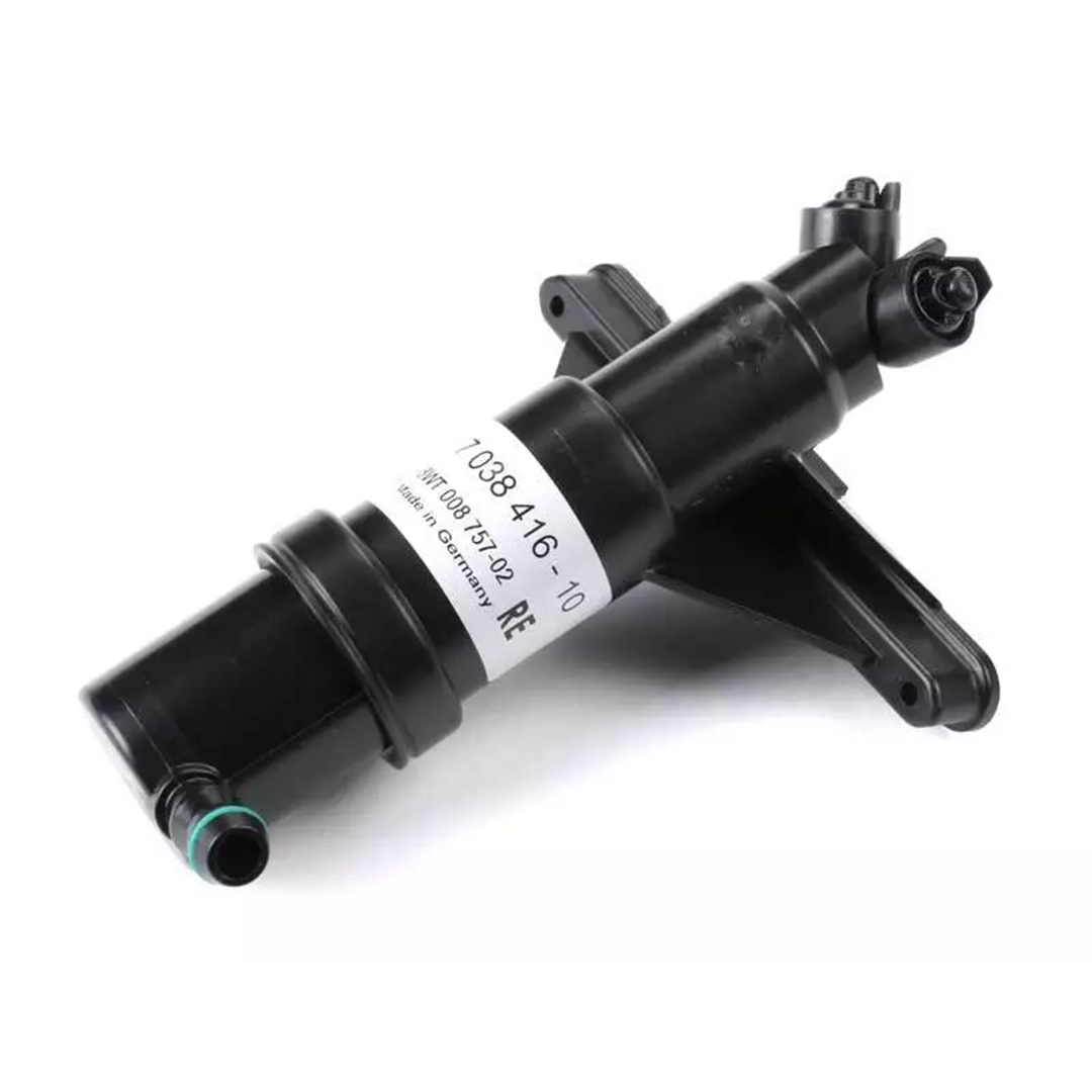 Front Right Headlight Washer Nozzle for BMW 5 Series E60 (2007-2009) in Black color ABS material