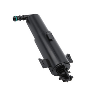 Front Right Headlight Washer Nozzle for BMW X5 E70 (2008-2013) in Black color ABS, One-hole Nozzle