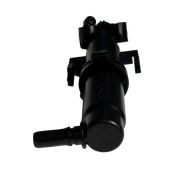 Front Right Headlight Washer Nozzle for BMW Z4 E89 (2009-2016) in Black color ABS with one-hole nozzle and lift cylinder