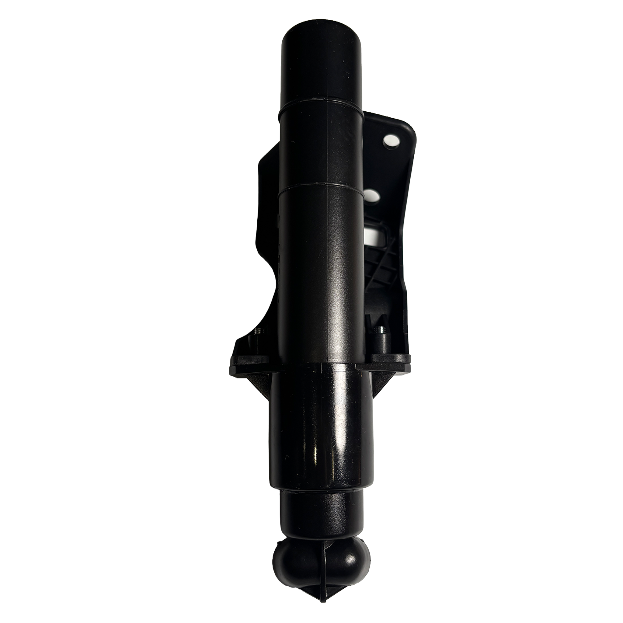 Front Right Headlight Washer Nozzle for MERCEDES-BENZ E-CLASS W211 (2002-2008) in Black color ABS, Two-hole Nozzle