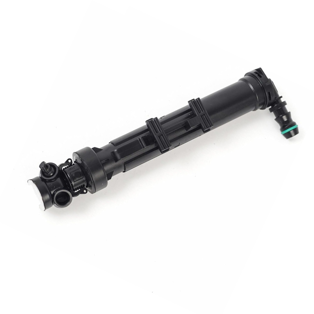 Front Right Headlight Washer Nozzle for MERCEDES-BENZ GLA-CLASS X156 (2014-2019) in Black color ABS with lift cylinder