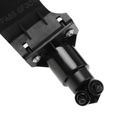 Front Right Headlight Washer Nozzle for MERCEDES-BENZ ML-CLASS W164 (2006-2012) in Black color ABS with lift cylinder