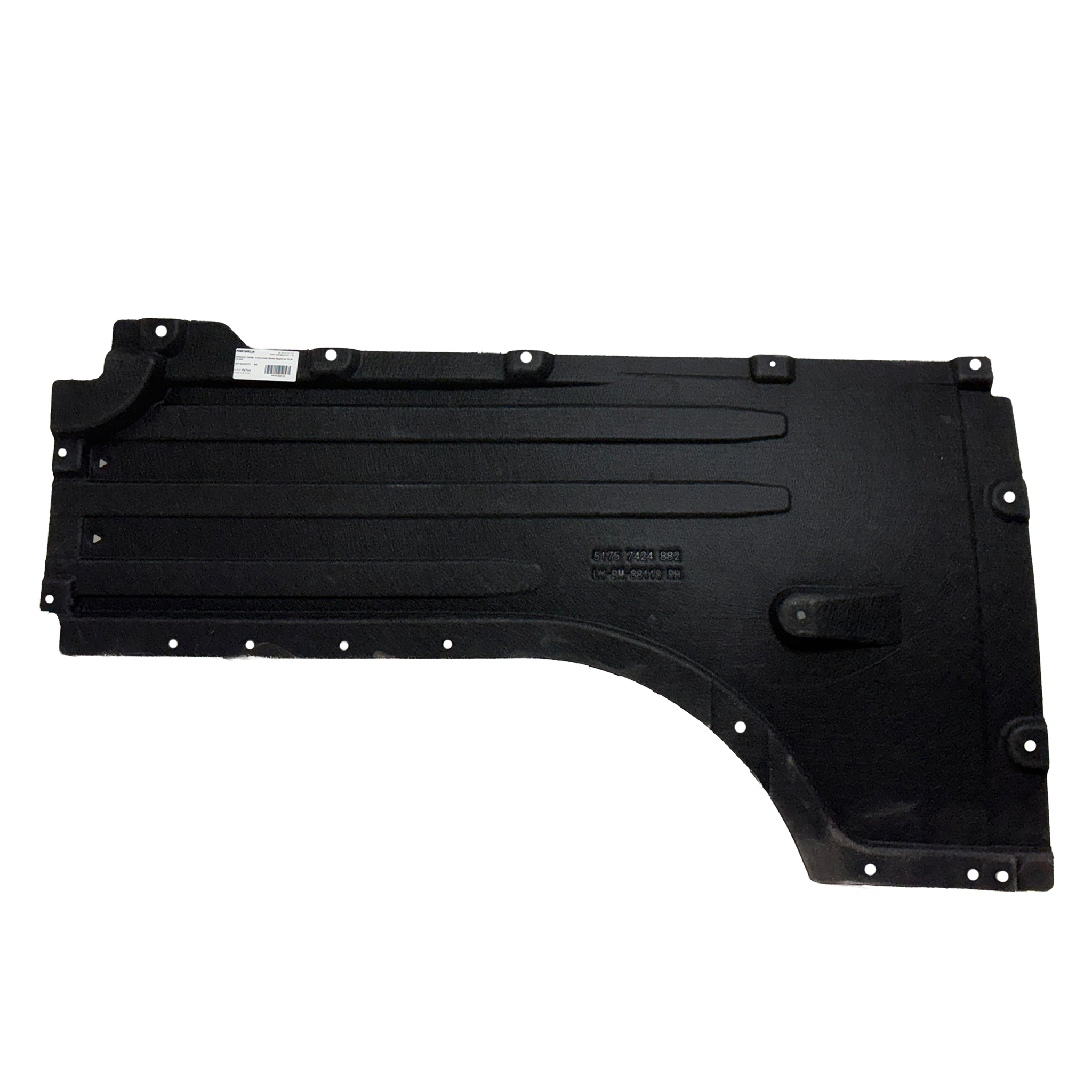 Front Right Under Body Shield for BMW X5 G05 (2018-2019)