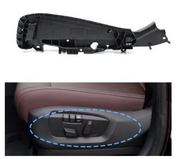 Front Seat Side Bracket Track Panel for BMW 7 SERIES G12 (2015-2022) in Black color