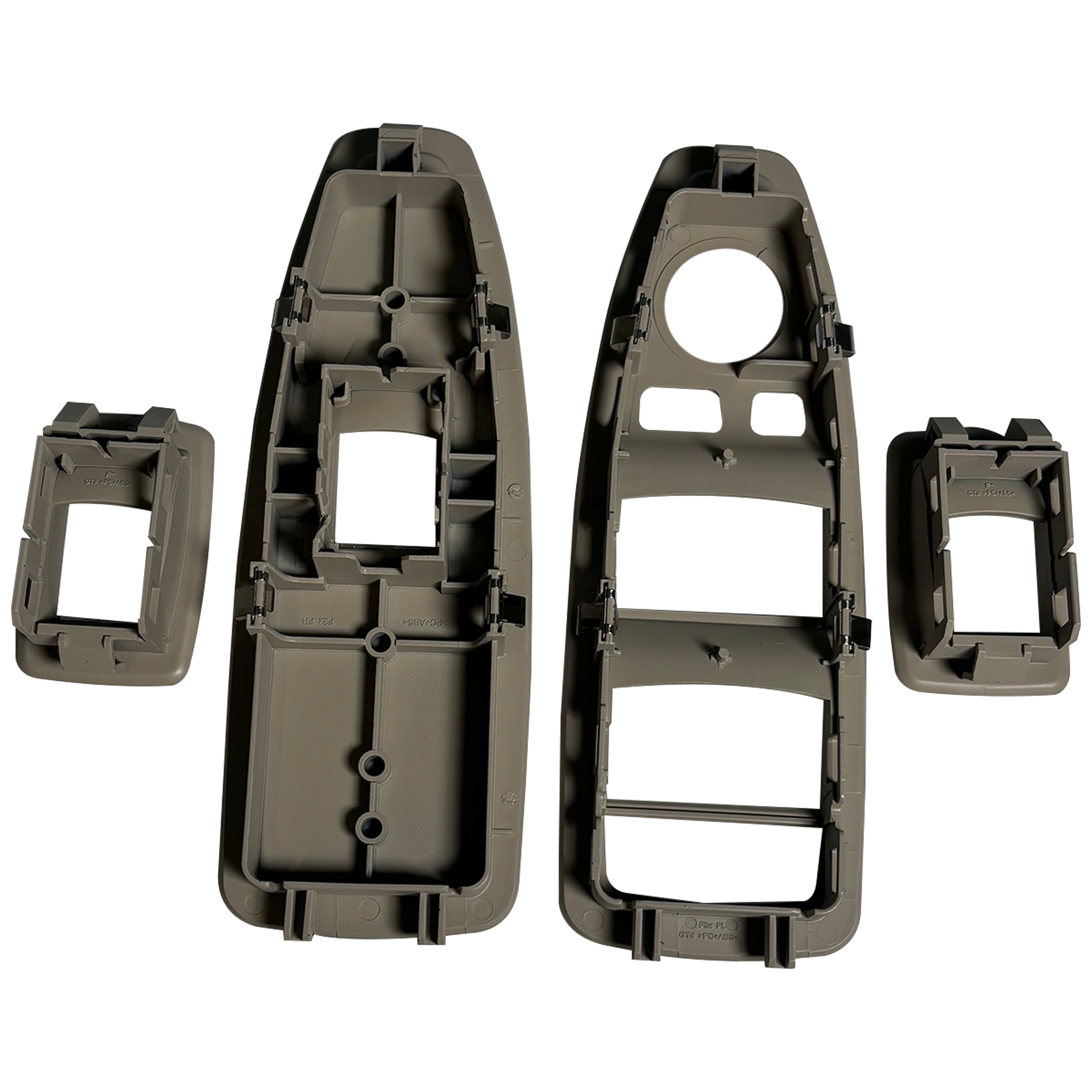 Front Window Switch Panel Cover Set for BMW 1 SERIES F20 (2013-2015) in Oyster color