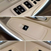 Front Window Switch Panel Cover Set for BMW 3 F30 (2012-2018) in Beige color