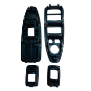Front Window Switch Panel Cover Set for BMW 3 F30 (2012-2018) in Black color