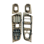 Front Window Switch Panel Cover Set for BMW 5 Series G38 (2017-2023) in Oyster color RHD