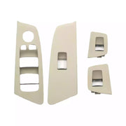Front Window Switch Panel Cover Set for BMW M5 F90 (2018-2023) in Oyster color RHD