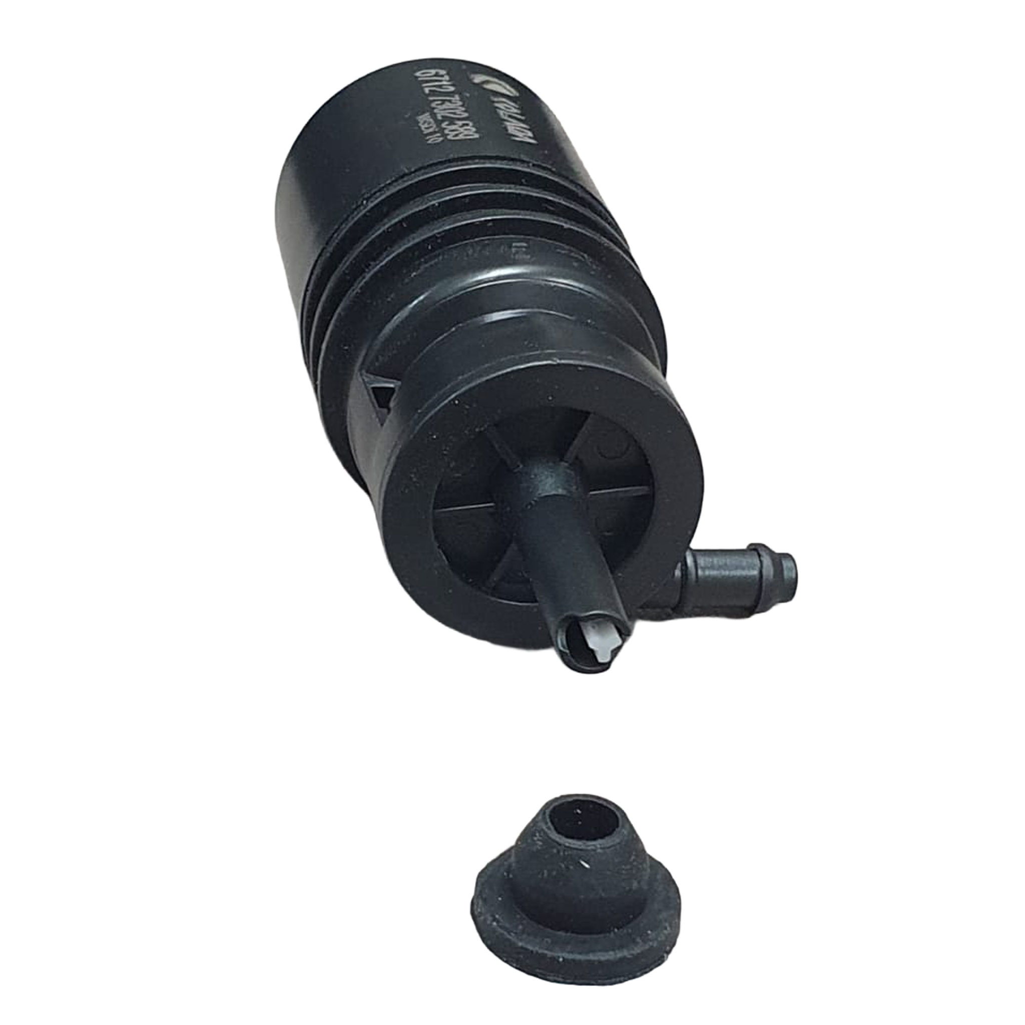 Front Wiper Washer Pump Motor for CHEVROLET SPARK  (1990-2022) in Black & White color Mono Pump, 2-pin, 12V