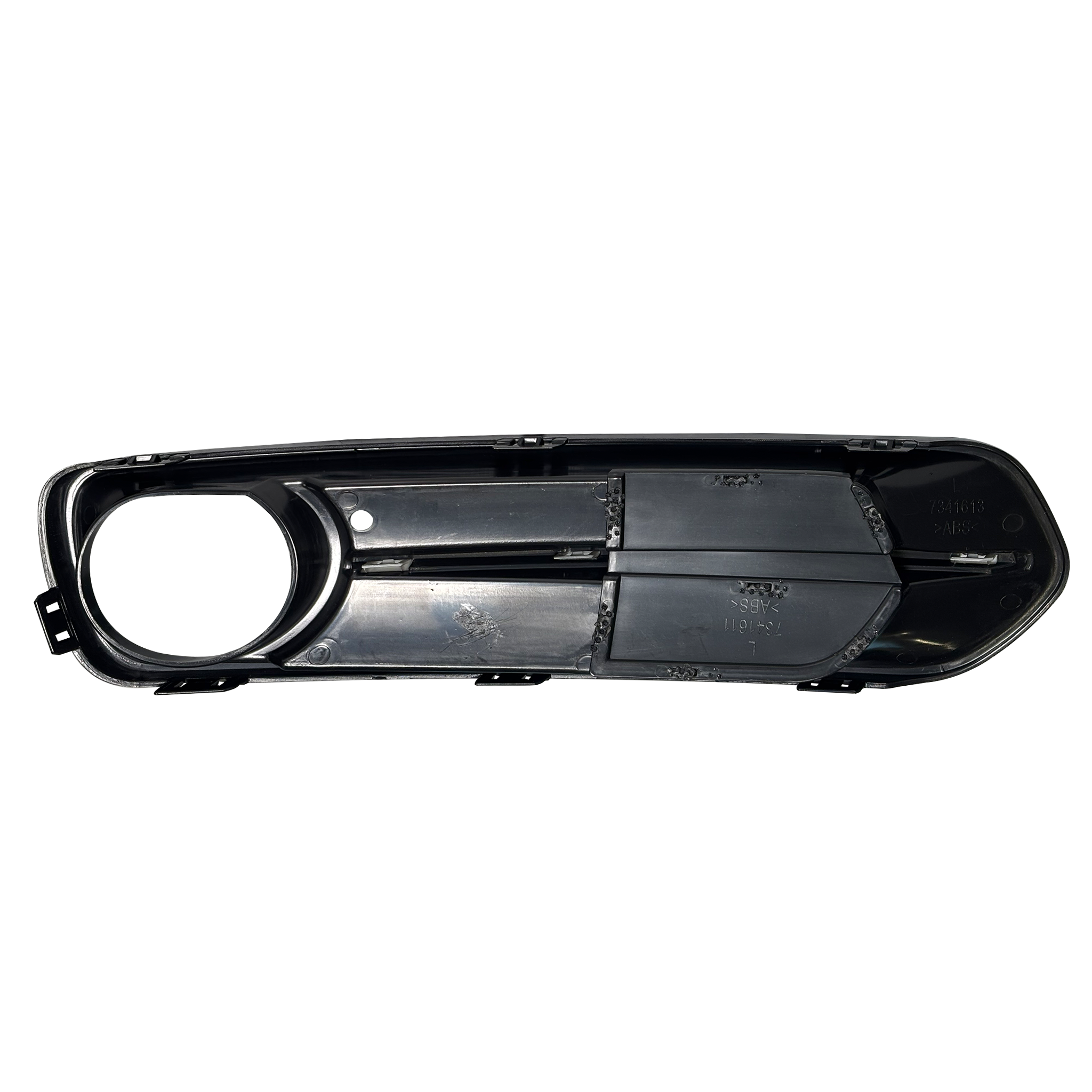 Front left Fog Lamp Cover Perfect Fit for BMW 1 Series F20 Hatchback (2011-2015) With a Hole (With Touch of Chrome)_4