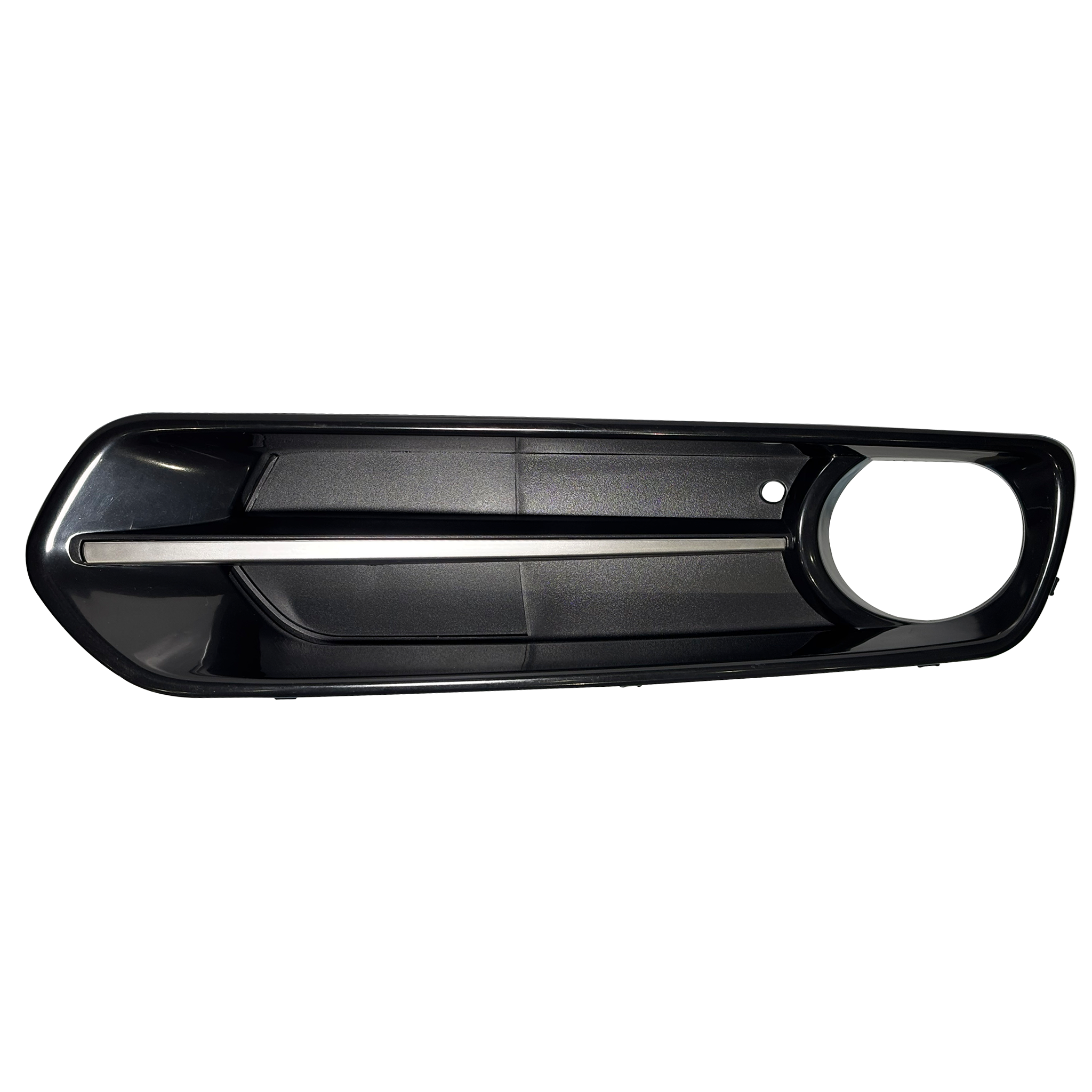Front left Fog Lamp Cover Perfect Fit for BMW 1 Series F20 Hatchback (2011-2015) With a Hole (With Touch of Chrome)_4
