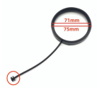 Fuel Tank Cover Rope Buckle for MERCEDES-BENZ SL R231 (2012-2020) in Black color