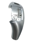 Gear Shift Lever Knob Cover for BMW 5 SERIES E61 (2005-2010) in Silver Chrome color