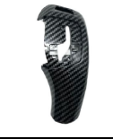 Gear Shift Lever Knob Cover for BMW 6 SERIES E63 (2007-2010) in Carbon Fiber color