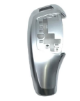 Gear Shift Lever Knob Cover for BMW X6 F16 (2014-2019) in Silver Chrome color Model A
