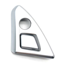 Glove Box Lock Catch for BMW 5 Series F18 (2010-2016) in Silver Chrome color