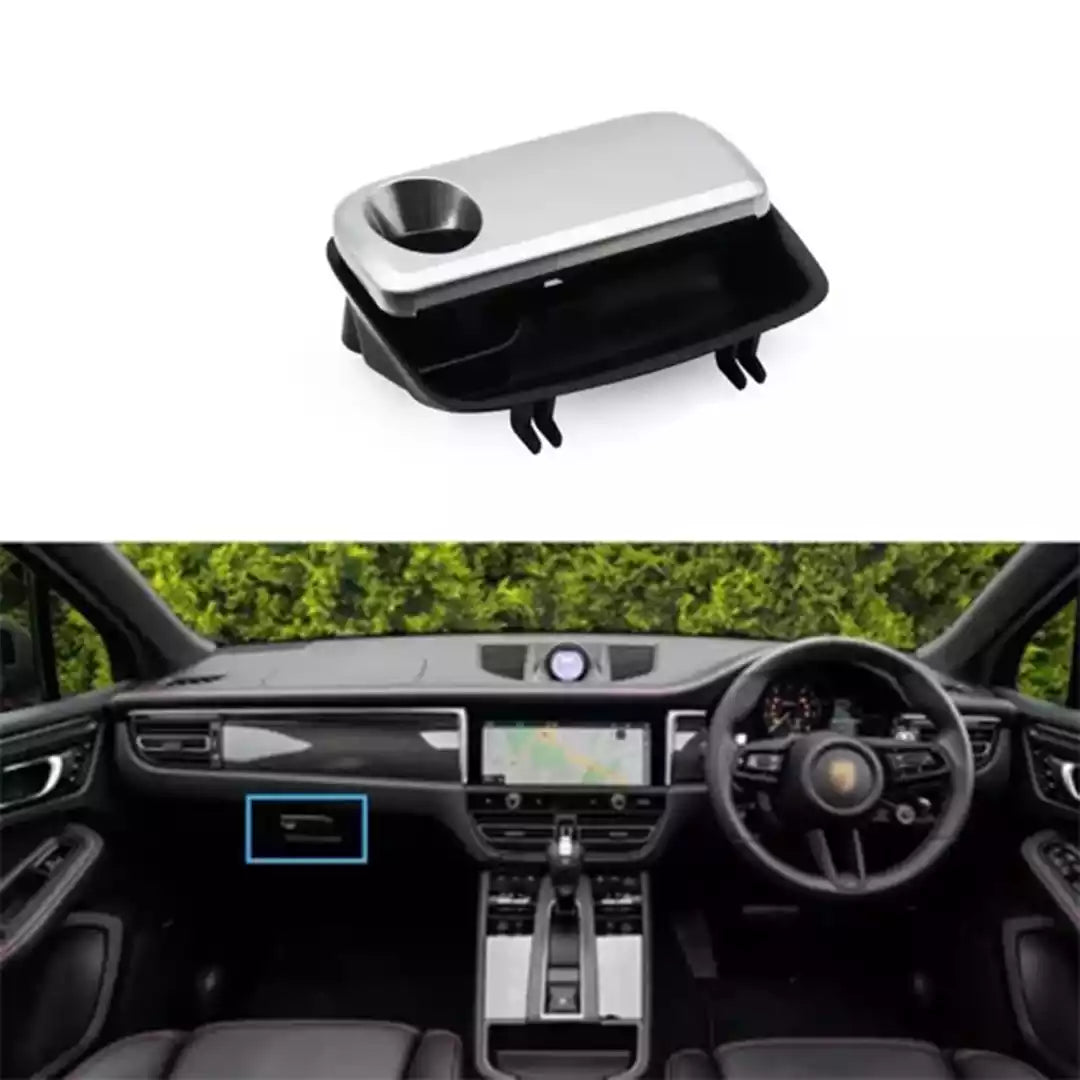Glove Box Switch Handle for MASERATI QUATTROPORTE  (2005-2013) in Black with Chrome color PC and ABS with Chrome (95B)