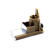 Glove Box Switch Handle for MERCEDES-BENZ GLK-Class X204 (2010-2015) in Dark Beige with Chrome color PC and ABS material