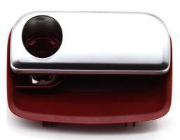 Glove Box Switch Handle for PORSCHE 718 BOXSTER 982 (2016) in Red & Chrome color