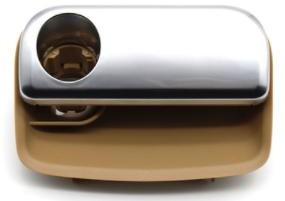 Glove Box Switch Handle for PORSCHE 911 991 (2011-2020) in Beige and Chrome color PC