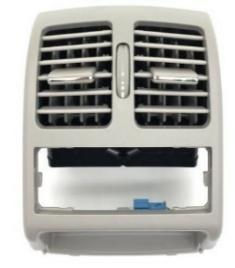 Gray Rear AC Vent Grille Assembly High-end Model for Mercedes Benz C-Class W204 (2007-2013)-1