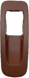 Handbrake outer cover for MERCEDES-BENZ E-CLASS W213 (2016-2023) in Saddle Brown color PC