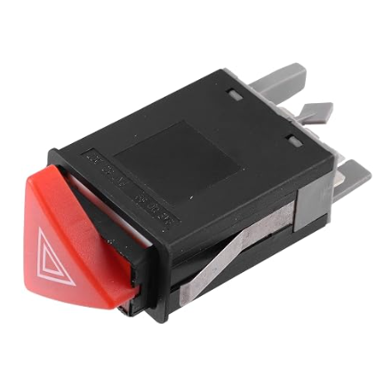 Hazard Switch for SKODA OCTAVIA 1U (2001-2010) in Black color