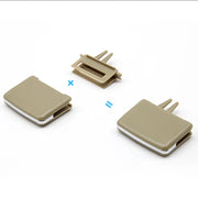 mercedes benz c-class sedan (2008-2014) beige rear ac vent grille slider set (w204)