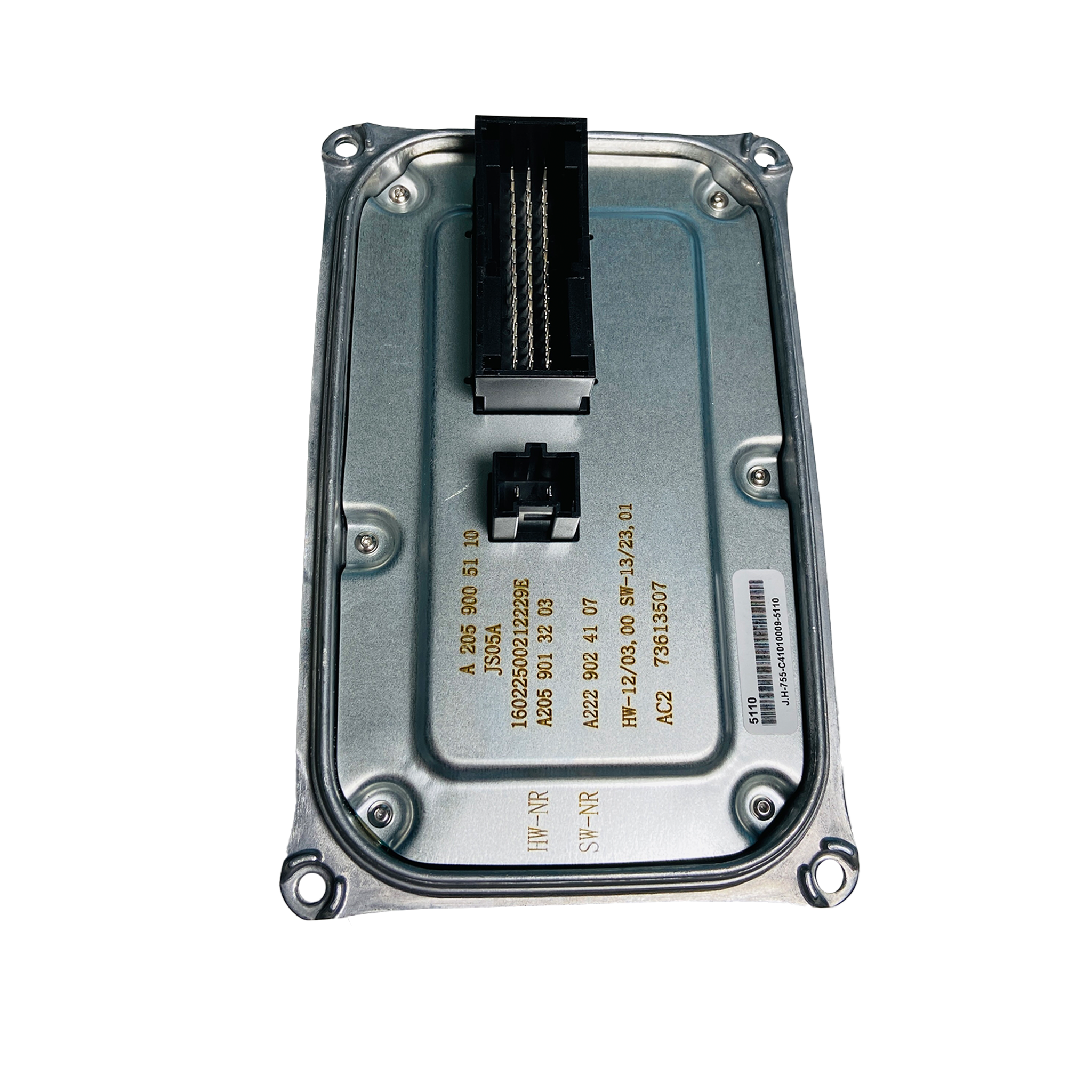 Headlight Ballast for MERCEDES-BENZ C-CLASS W205 (2014-2023) in Silver Metallic color for LED or Xenon headlights, Aluminum Alloy